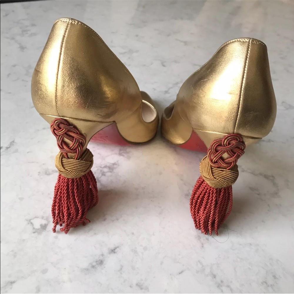 Christian Louboutin Pigalle Tassel Heels - Picture 4 of 8